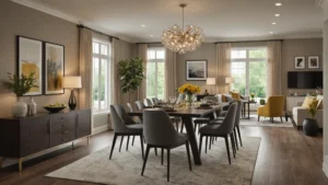 kombiniertes wohn esszimmer einrichten