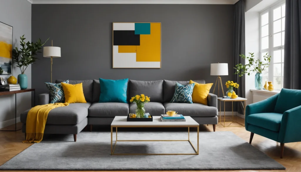 passender teppich zu grauem sofa