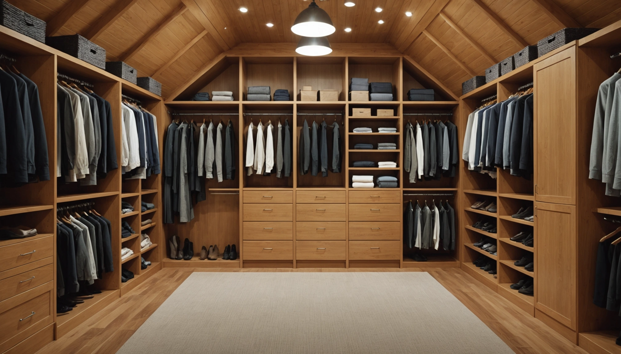 begehbarer kleiderschrank für dachschrägen