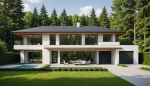 moderne einfamilienhäuser mit satteldach