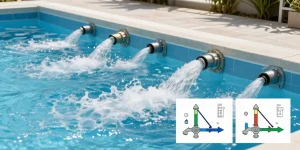 einlaufdüsen pool anordnung